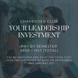 Chavender Club (Fall 2025) - Payment By Semester